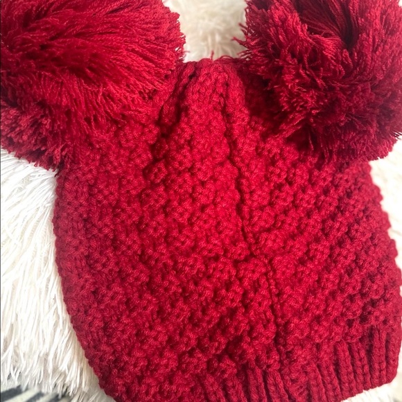 ON SALE…Double PomPom Knitted Hat - Picture 5 of 8